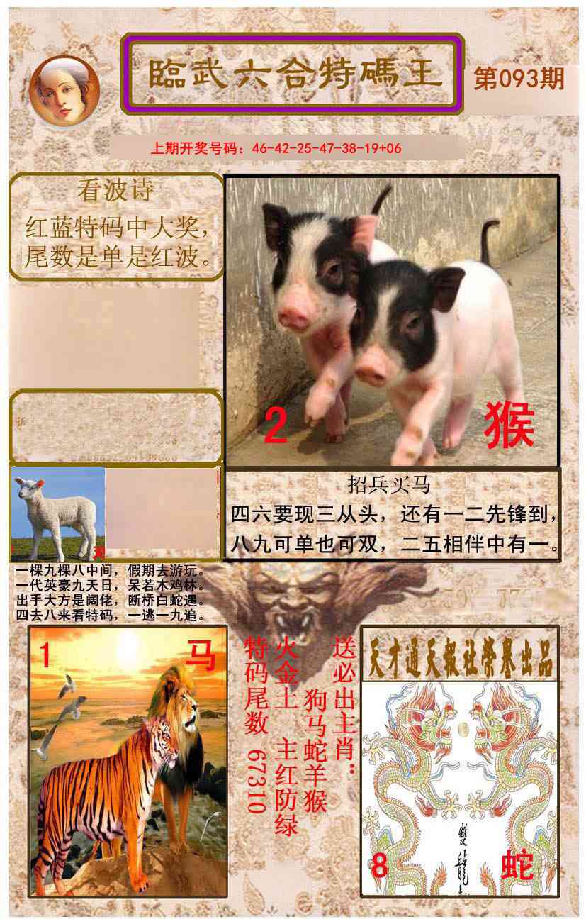 093期临武六合特码王[图]